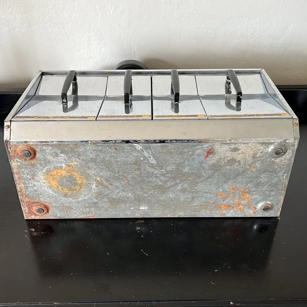 Vintage VERY RARE Sugar, Coffee, Tea, and Flower Lincoln Beauty Canister
